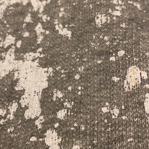 J Crew Grey Paint Splatter Crew Neck Pullover Sweater Sweatshirt Long - Picture 8 of 9